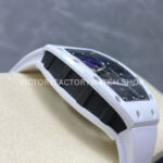 RM Factory Richard Mille RM 61-01 42.7mm White Ceramic White Rubber Strap Black Skeleton Dial (9) RM Factory Richard Mille RM 61-01 42.7mm White Ceramic White Rubber Strap Black Skeleton Dial