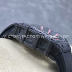 RM Factory Tourbillon Richard Mille RM 38-02 43.7mm Black Carbon Fiber Rubber Stra (3) RM Factory Tourbillon Richard Mille RM 38-02 43.7mm Black Carbon Fiber Rubber Strap Skeletonized Dial