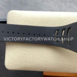 RMFACT~4 RM Factory Richard Mille RM 21-02 Tourbillon 43mm Carbon Fiber Rubber Strap Arabic numerals Skeletonized Black Dial