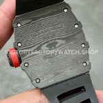 Sonic Factory Richard Mille RM 35-01 43mm Carbon Fiber Black Rubber Strap Skeletonized Dial