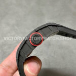 Sonic Factory Richard Mille RM 35-01 43mm Carbon Fiber Black Rubber Strap Skeletonized Dial