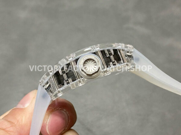 Sonic Factory Richard Mille RM 055 43mm Synthetic Crystal Rubber Strap Skeletonized Dial