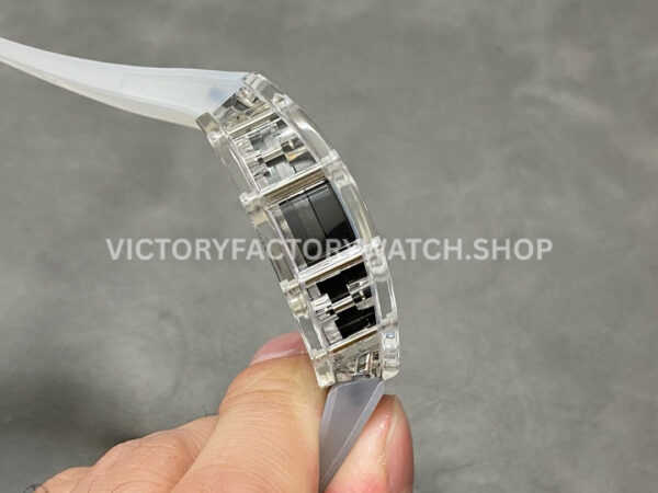 Sonic Factory Richard Mille RM 055 43mm Synthetic Crystal Rubber Strap Skeletonized Dial
