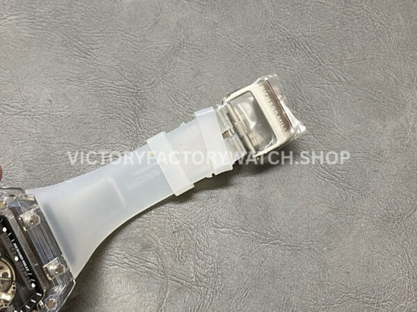 Sonic Factory Richard Mille RM 055 43mm Synthetic Crystal Rubber Strap Skeletonized Dial
