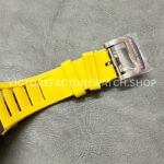Sonic Factory Richard Mille RM 35-01 43mm Carbon Fiber Yellow Rubber Strap Skeletonized Dial