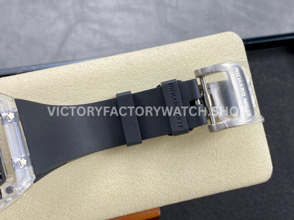 Sonic Factory Richard Mille RM 35-01 43mm Synthetic Crystal Black Rubber Strap Skeletonized Dial