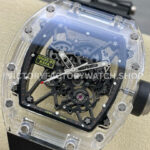 Sonic Factory Richard Mille RM 35-01 43mm Synthetic Crystal Black Rubber Strap Skeletonized Dial
