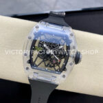 Sonic Factory Richard Mille RM 35-01 43mm Synthetic Crystal Black Rubber Strap Skeletonized Dial