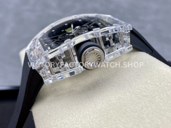 Sonic Factory Richard Mille RM 35-01 43mm Synthetic Crystal Black Rubber Strap Skeletonized Dial
