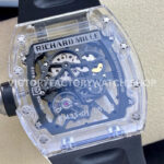 Sonic Factory Richard Mille RM 35-01 43mm Synthetic Crystal Black Rubber Strap Skeletonized Dial