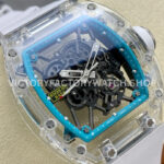 Sonic Factory Richard Mille RM 35-01 43mm Synthetic Crystal Rubber Strap Skeletonized Blue Dial Sonic Factory Richard Mille RM 35-01 43mm Synthetic Crystal Rubber Strap Skeletonized Blue Dial
