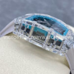 Sonic Factory Richard Mille RM 35-01 43mm Synthetic Crystal Rubber Strap Skeletonized Blue Dial (8) Sonic Factory Richard Mille RM 35-01 43mm Synthetic Crystal Rubber Strap Skeletonized Blue Dial