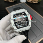 Sonic Factory Richard Mille RM 35-01 43mm White Carbon Fiber Rubber Strap Skeletonized Dial (1) Sonic Factory Richard Mille RM 35-01 43mm White Carbon Fiber Rubber Strap Skeletonized Dial