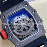 Sonic Factory Richard Mille RM 35-02 44.5mm Black Carbon Fiber Black Rubber Strap Skeletonized Dia Sonic Factory Richard Mille RM 35-02 44.5mm Black Carbon Fiber Black Rubber Strap Skeletonized Dial