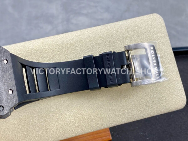 Sonic Factory Richard Mille RM 35-02 44.5mm Black Carbon Fiber Black Rubber Strap Skeletonized Dia (4) Sonic Factory Richard Mille RM 35-02 44.5mm Black Carbon Fiber Black Rubber Strap Skeletonized Dial