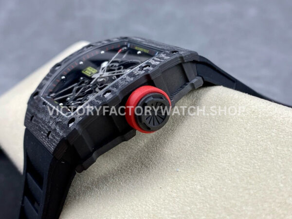 Sonic Factory Richard Mille RM 35-02 44.5mm Black Carbon Fiber Black Rubber Strap Skeletonized Dia (5) Sonic Factory Richard Mille RM 35-02 44.5mm Black Carbon Fiber Black Rubber Strap Skeletonized Dial