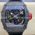 Sonic Factory Richard Mille RM 35-02 44.5mm Black Carbon Fiber Black Rubber Strap Skeletonized Dia (6) Sonic Factory Richard Mille RM 35-02 44.5mm black carbon fiber black rubber strap skeletonized dial