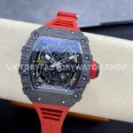 Sonic Factory Richard Mille RM 35-02 44.5mm Carbon Fiber Red Rubber Strap Skeletonized Dial (3) Sonic Factory Richard Mille RM 35-02 44.5mm Carbon Fiber Red Rubber Strap Skeletonized Dial