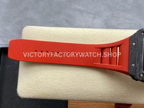 Sonic Factory Richard Mille RM 35-02 44.5mm Carbon Fiber Red Rubber Strap Skeletonized Dial (5) Sonic Factory Richard Mille RM 35-02 44.5mm Carbon Fiber Red Rubber Strap Skeletonized Dial
