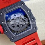 Sonic Factory Richard Mille RM 35-02 44.5mm Carbon Fiber Red Rubber Strap Skeletonized Dial (9) Sonic Factory Richard Mille RM 35-02 44.5mm Carbon Fiber Red Rubber Strap Skeletonized Dial