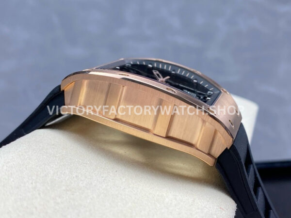 Sonic Factory Richard Mille RM035 40mm Rose Gold Rubber Strap Skeletonized Dial