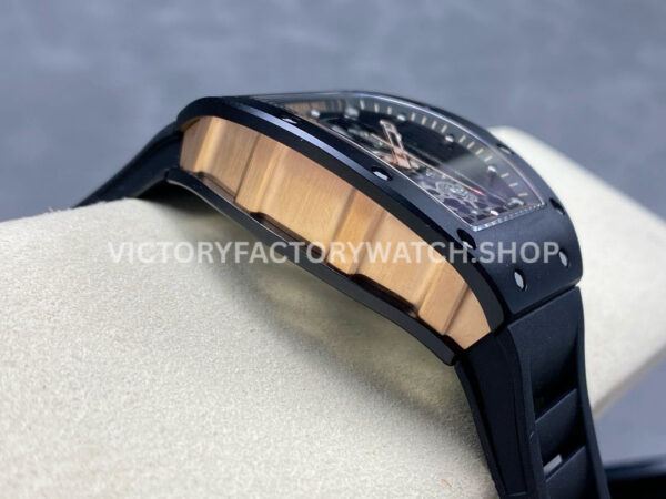 Sonic Factory Richard Mille RM035 40mm Titanium Rose Gold Rubber Strap Skeletonized Dial