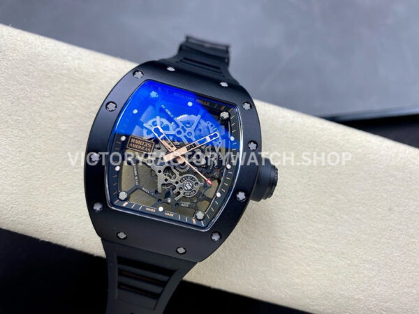 Sonic Factory Richard Mille RM035 40mm Titanium Rose Gold Rubber Strap Skeletonized Dial