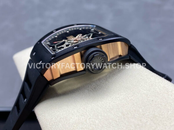 Sonic Factory Richard Mille RM035 40mm Titanium Rose Gold Rubber Strap Skeletonized Dial