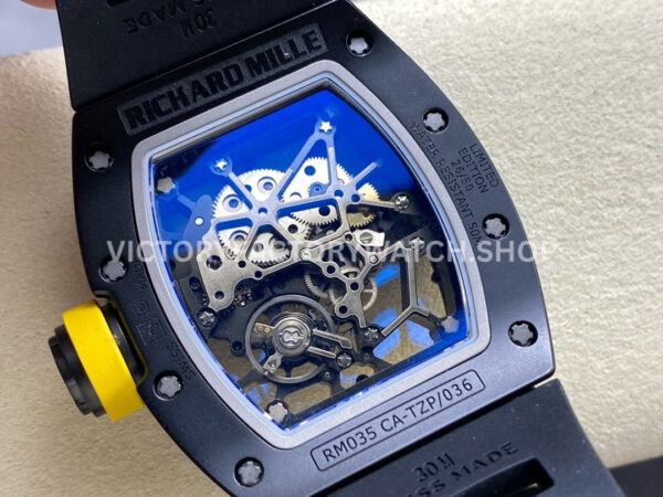 Sonic Factory Richard Mille RM035 40mm Titanium Rubber Strap Skeletonized Dial