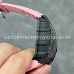 T+ Factory Richard Mille RM35-02 44.5mm Carbon Fiber Pink Rubber Strap Skeletonized Dial (5) T+ Factory Richard Mille RM 35-02 44.5mm Carbon Fiber Pink Rubber Strap Skeletonized Dial
