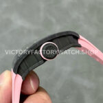 T+ Factory Richard Mille RM35-02 44.5mm Carbon Fiber Pink Rubber Strap Skeletonized Dial (8) T+ Factory Richard Mille RM 35-02 44.5mm Carbon Fiber Pink Rubber Strap Skeletonized Dial
