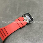 T+ Factory Richard Mille RM35-02 44.5mm Carbon Fiber Red Rubber Strap Skeletonized Dial (3) T+ Factory Richard Mille RM 35-02 44.5mm Carbon Fiber Red Rubber Strap Skeletonized Dial