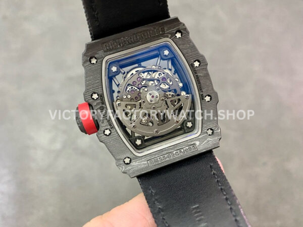 T+ Factory Richard Mille RM35-02 44.5mm Carbon Fiber Textile Strap Skeletonized Dial (1) T+ Factory Richard Mille RM35-02 44.5mm Carbon Fiber Textile Strap Skeletonized Dial