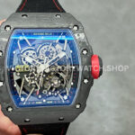 T+ Factory Richard Mille RM35-02 44.5mm Carbon Fiber Textile Strap Skeletonized Dial (7) T+ Factory Richard Mille RM35-02 carbon fiber textile strap skeletonized dial