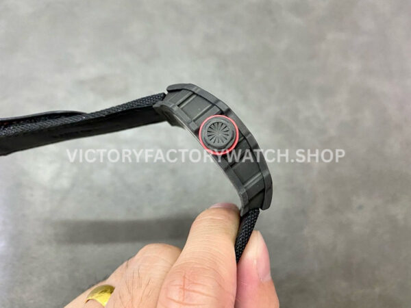 T+ Factory Richard Mille RM35-02 44.5mm Carbon Fiber Textile Strap Skeletonized Dial (9) T+ Factory Richard Mille RM35-02 44.5mm Carbon Fiber Textile Strap Skeletonized Dial