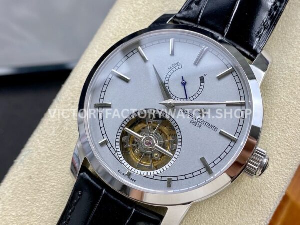 TUR Factory Vacheron Constantin Traditionnelle Tourbillon 89000000P-9843 42mm Steel Leat ( (3) TUR Factory Vacheron Constantin Traditionnelle Tourbillon 89000/000P-9843 42mm Steel Leather Strap White Dial