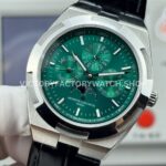 TW Factory Vacheron Constantin Overseas Perpetual Calendar 4300V 41.5mm Leather Strap Green Dial