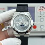 TW Factory Vacheron Constantin Overseas Perpetual Calendar 4300V 41.5mm rubber strap silver dial replica watch