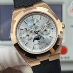TW Factory Vacheron Constantin Overseas Perpetual Calendar 4300V/120R-B064 41.5mm Rose Gold Rubber Strap Silver Dial
