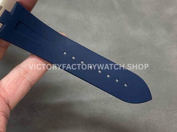 TWA Factory Vacheron Constantin Overseas Dual Time 47450-000A-9039 42mm Steel Rubber Strap Bl TWA Factory Vacheron Constantin Overseas Dual Time 47450/000A-9039 42mm Steel Rubber Strap Blue Dial