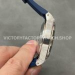 TWA Factory Vacheron Constantin Overseas Dual Time 47450-000A-9039 42mm Steel Rubber Strap Bl (8) TWA Factory Vacheron Constantin Overseas Dual Time 47450/000A-9039 42mm Steel Rubber Strap Blue Dial