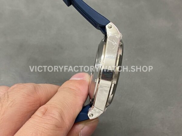 TWA Factory Vacheron Constantin Overseas Dual Time 47450-000A-9039 42mm Steel Rubber Strap Bl (8) TWA Factory Vacheron Constantin Overseas Dual Time 47450/000A-9039 42mm Steel Rubber Strap Blue Dial