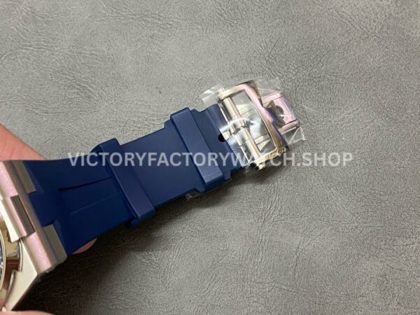 TWA Factory Vacheron Constantin Overseas Dual Time 47450-000A-9039 42mm Steel Rubber Strap Bl (9) TWA Factory Vacheron Constantin Overseas Dual Time 47450/000A-9039 42mm Steel Rubber Strap Blue Dial