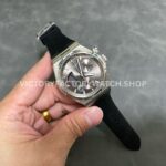 TWA Factory Vacheron Constantin Overseas Dual Time 47450/000W-9511 42mm Rubber Strap Grey Dial
