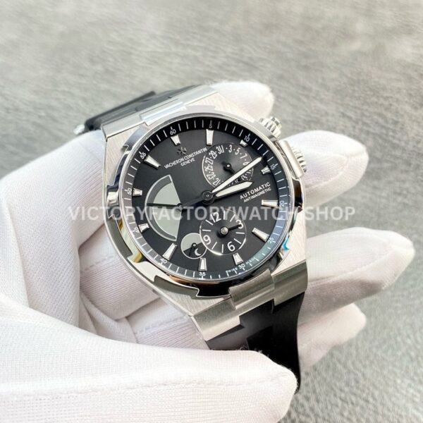 TWA Factory Vacheron Constantin Overseas Dual Time 47450B01A-9227 42mm Black Rubber Strap Black Dial (6) TWA Factory Vacheron Constantin Overseas Dual Time 47450/B01A-9227 42mm Black Rubber Strap Black Dial