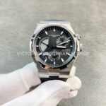 TWA Factory Vacheron Constantin Overseas Dual Time 47450B01A-9227 42mm Black Rubber Strap Black Dial (8) TWA Factory Vacheron Constantin Overseas Dual Time 47450 B01A 9227 42mm black rubber strap black dial replica watch