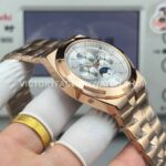 TW Factory Vacheron Constantin Overseas Perpetual Calendar 4300V/120R-B064 41.5mm Full Rose Gold Silver Dial