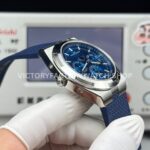 TW Factory Vacheron Constantin Overseas Perpetual Calendar 4300V/220G-B945 41.5mm White Gold Rubber Strap Blue Dial