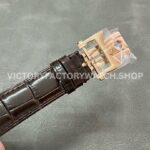 TWS Factory Vacheron Constantin Retrograde Calendar 4010U/000R-B329 42.5mm Rose Gold Leather Strap White Dial