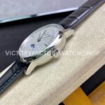 TWS Factory Vacheron Constantin Retrograde Calendar 4010U/000G-B330 42.5mm Steel Leather Strap White Dial
